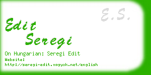 edit seregi business card